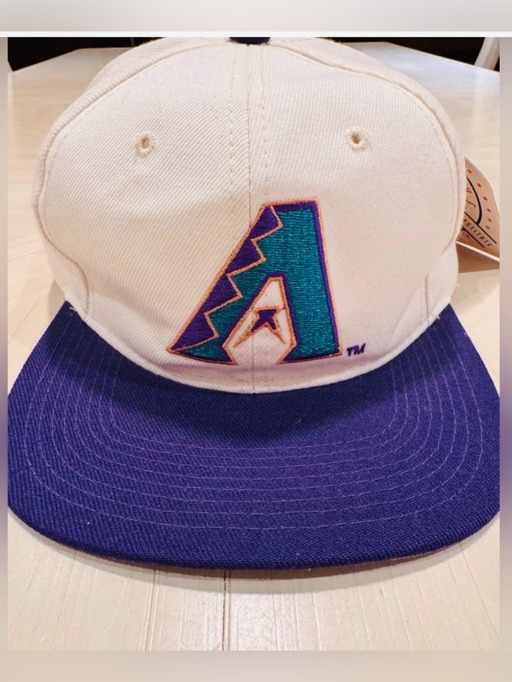Vintage 90s Arizona Diamondbacks Inaugural Era Snapback Deadstock NWT MLB